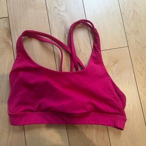 Lululemon pink sport bra